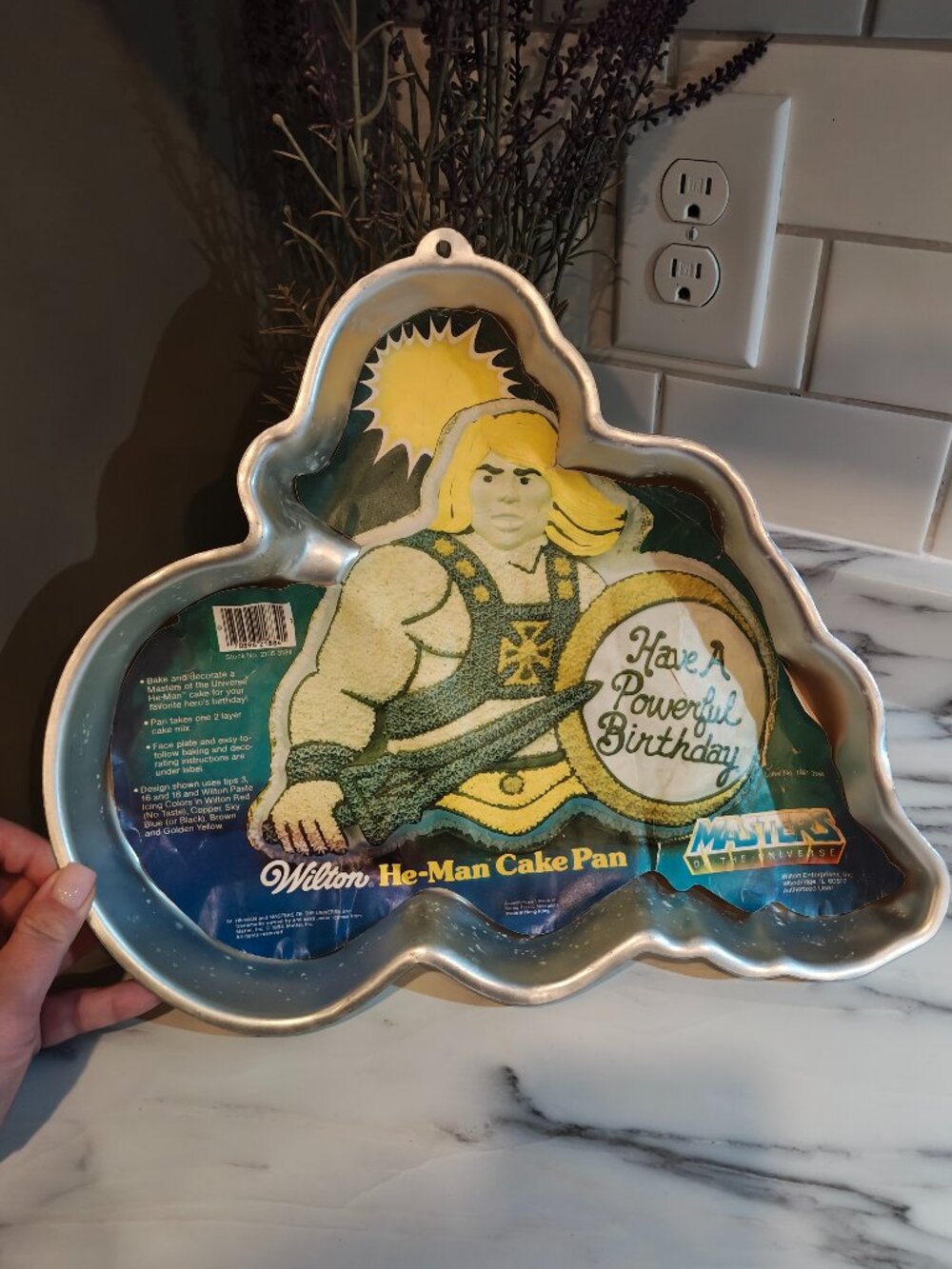 Vintage 1983 Wilton He-Man Masters of the Universe Cake Pan #2105-3184